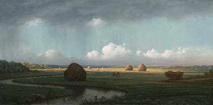马丁·约翰逊·海德的《骤雨，纽伯里沼泽》