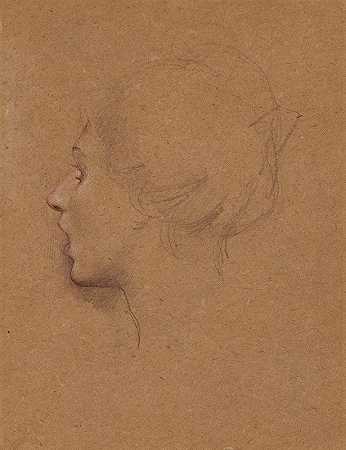 吕克·奥利维尔·默森的《女人的头像》