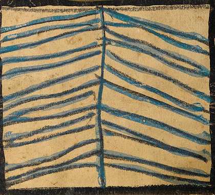 埃贡·席勒的《抽象针叶树》