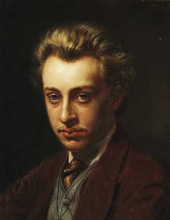 “画家弗朗斯·施瓦茨的肖像，佩德·塞弗林·克罗耶