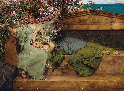 劳伦斯·阿尔玛·塔德玛的《玫瑰园》