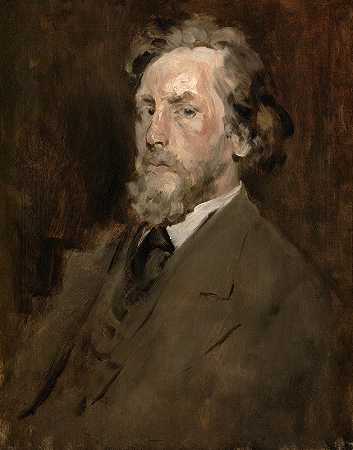 威廉·梅里特·蔡斯的《一个人的肖像》