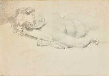 威廉·奥彭的《裸体躺卧》