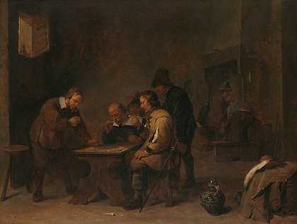 《赌徒》作者：David Teniers The Younger