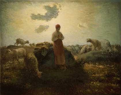 让-弗朗索瓦·米勒的《牧羊人》