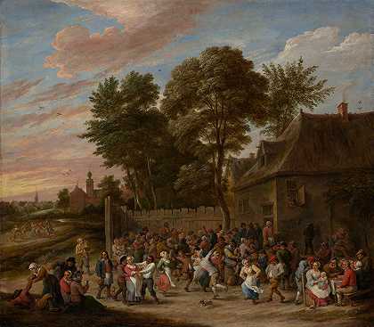 《农民的舞蹈与盛宴》作者：David Teniers The Younger