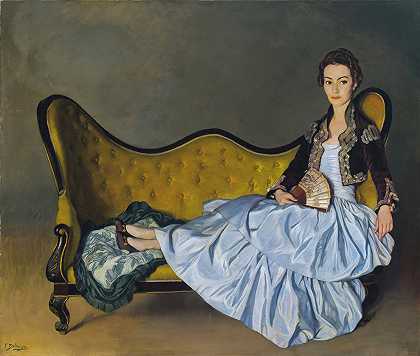 伊格纳西奥·祖洛阿加的《加雷夫人的肖像》