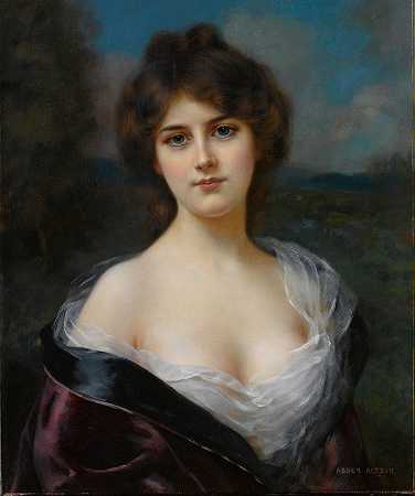 艾比·奥特森的女性肖像