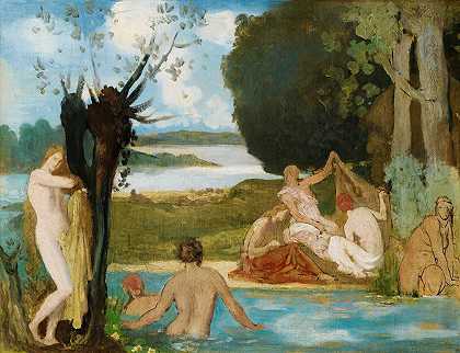 《夏日素描：皮埃尔·普维斯·德·查瓦内斯的浴场》