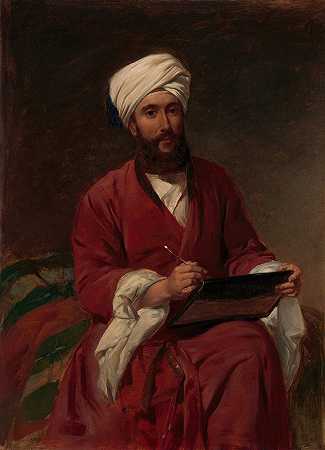 “威廉·爱德华·迪格顿（1822–1853），弗雷德里克·古道尔的中东服饰