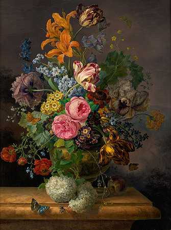 “Franz Xaver Gruber的花卉作品