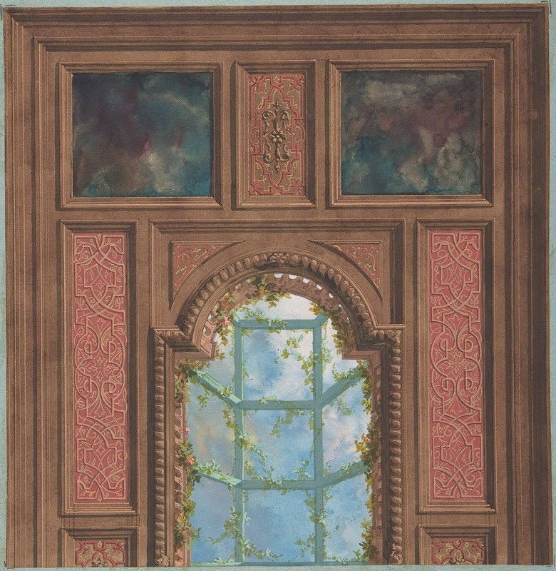 Jules Edmond Charles Lachaise的《围裙天花板设计》