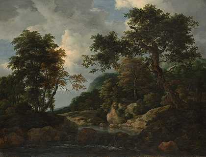 雅各布·范·鲁伊斯代尔的《森林溪流》