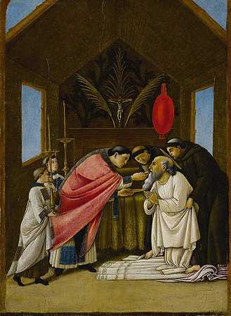 Sandro Botticelli工作坊《圣杰罗姆的最后圣餐》