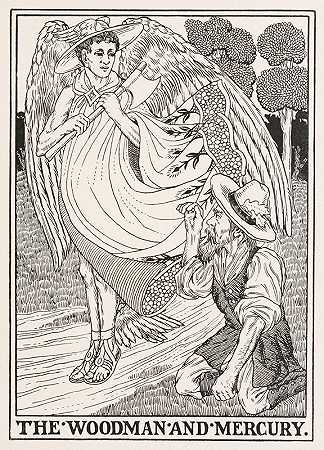珀西·J·比林赫斯特的《樵夫与水星》