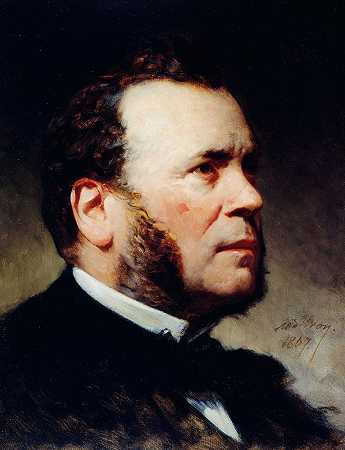 费迪南德巴罗肖像（1806-1883），政治家，阿道夫·伊冯