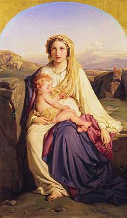 保罗·德拉罗奇的《圣母与孩子》