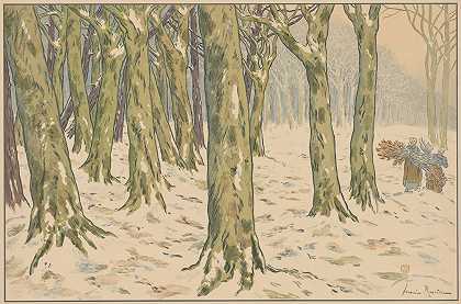 亨利·里维埃的《森林，冬天》