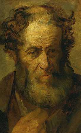 “西奥多·格里考特的老人肖像