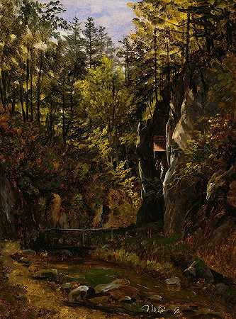 托马斯·费恩利的《带祭坛的森林之路》