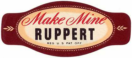 温诺德·赖斯的“Ruppert啤酒标签”