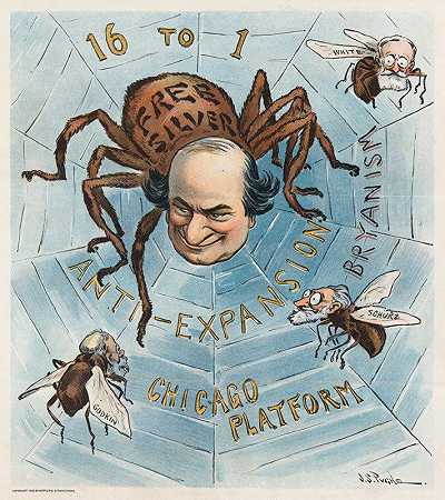 约翰·塞缪尔·帕格的《蜘蛛和三只傻苍蝇》