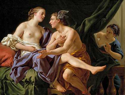 路易·让·弗朗索瓦·拉格伦内的《水星、赫斯和阿格劳拉》