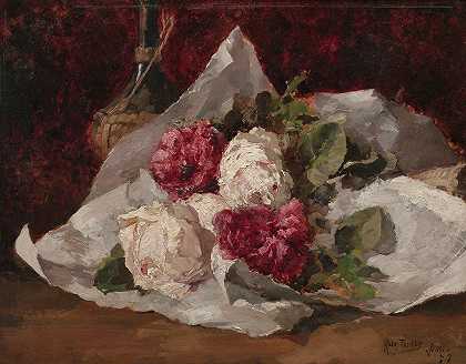罗斯·斯特林·特纳的《玫瑰花束》