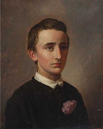 康斯坦丁·汉森（Constantin Hansen）后来的助理教授和研究生奥古斯特·韦斯（August Weis）的肖像
