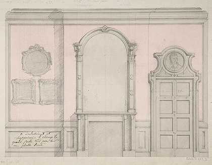 Jules Edmond Charles Lachaise的“烟囱和相邻门的处理设计”