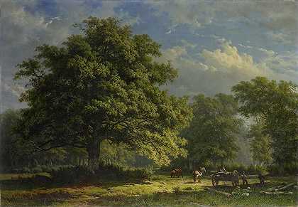 乔治·安德里斯·罗斯（George Andries Roth）的《本特海姆森林风景》