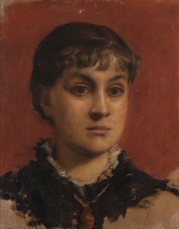 《杰奎琳·科梅尔·帕顿肖像》，作者：莱昂·弗朗索瓦·科梅尔