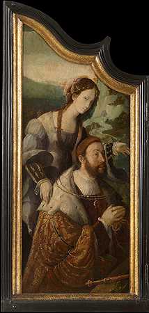 《拿骚伯爵亨利三世与蒂伯蒂娜·西比尔》作者：阿尔特根·克莱斯·范·莱登