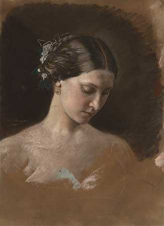 让-巴蒂斯特·安托万·埃米尔·贝兰格的《女人肖像》