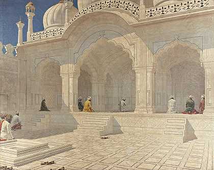 《德里珍珠清真寺》，作者：瓦西里·韦雷什查金