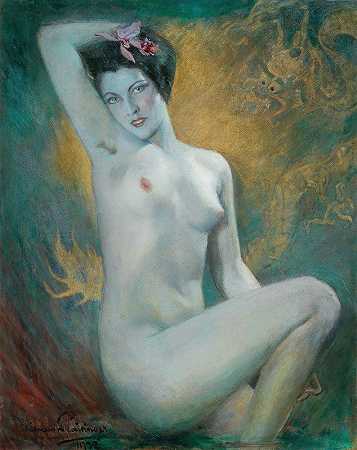 Clemens von Pausinger的《女性裸体》