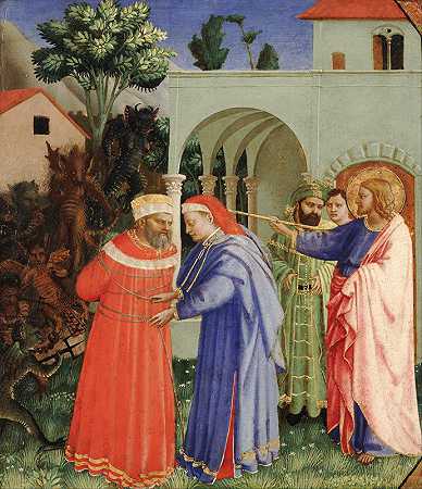 《使徒圣詹姆斯大帝解放魔术师赫莫吉内斯》（Fra Angelico）