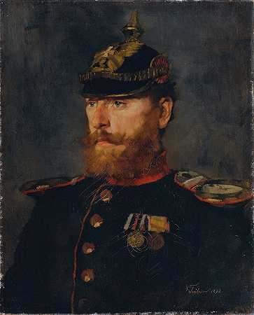 Wilhelm Trübner的《国防军军官》