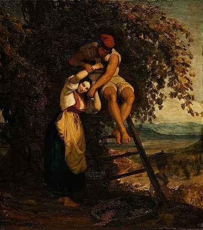 约瑟夫·塞文的《意大利女人和她的女儿》