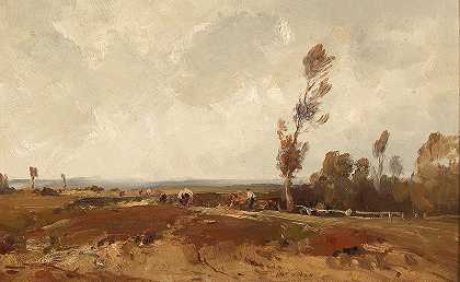 路德维希·威鲁德的《秋天在田野里工作》