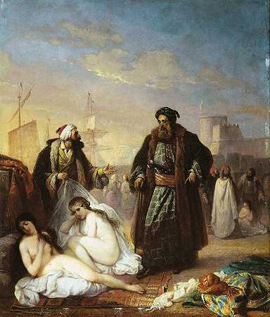 雅克·约瑟夫·埃克霍特《土耳其的奴隶商人》