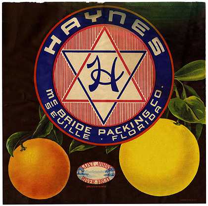 “Haynes柑橘标签”