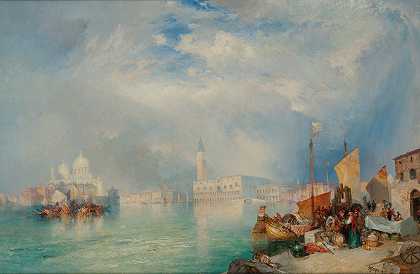 托马斯·莫兰的《威尼斯大运河入口》