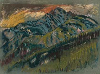 阿诺德·彼得·韦斯·库比安的《罗亚奇山脉》