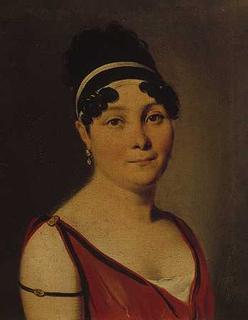 《卡罗琳·布兰库肖像》（1780-1850），路易斯·利奥波德·博伊利的歌手