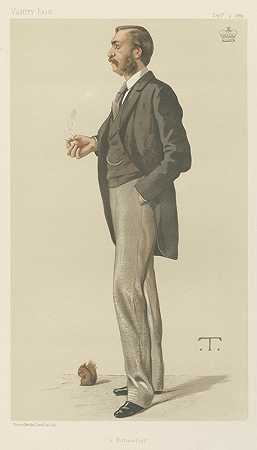 《名利场-医生和科学家》，《自然学家》，沃尔辛厄姆勋爵，1882年9月9日，Théobald Chartran著