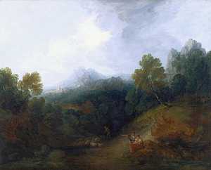 托马斯·盖恩斯伯勒的《一群羊的风景》