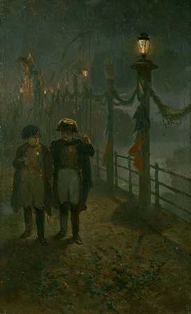 “拿破仑在阿姆斯特丹，安诺1811年，查尔斯·罗克森著