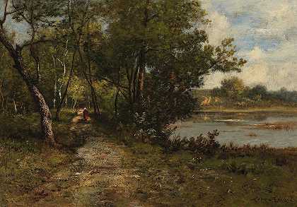 莱昂·里切特的《河畔漫步》