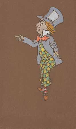 威廉·潘哈洛·亨德森的《疯狂帽子》（1915年爱丽丝梦游仙境的服装设计）